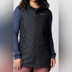 Medium Columbia Omni heat vest long design